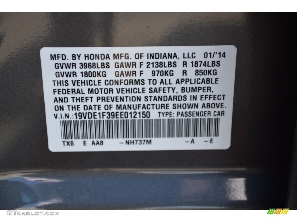 2014 ILX 2.0L - Polished Metal Metallic / Ebony photo #34