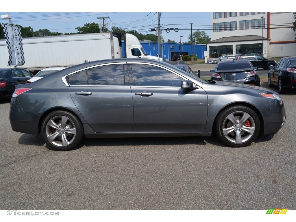 2011 TL 3.7 SH-AWD Technology - Polished Metal Metallic / Ebony Black photo #2