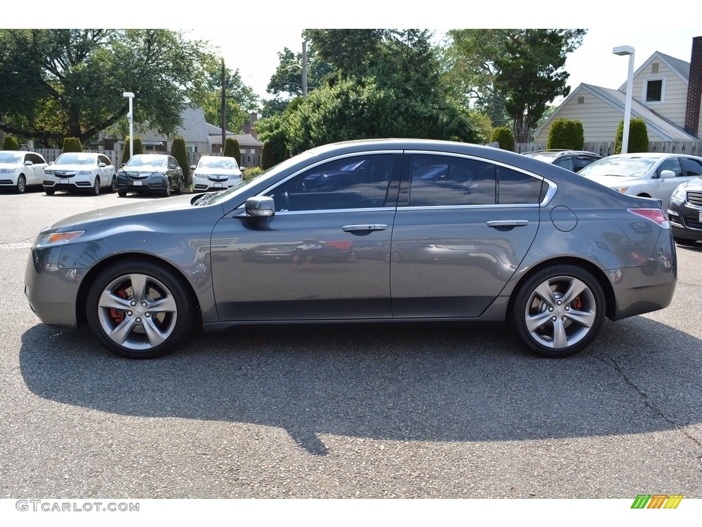 2011 TL 3.7 SH-AWD Technology - Polished Metal Metallic / Ebony Black photo #6