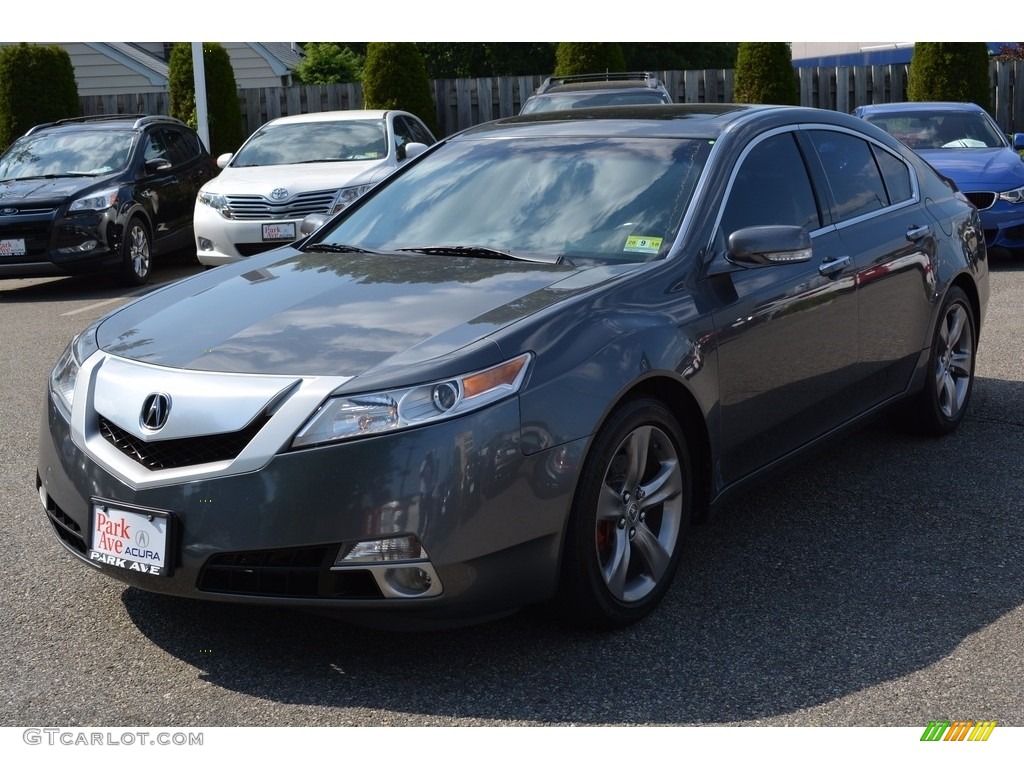 2011 TL 3.7 SH-AWD Technology - Polished Metal Metallic / Ebony Black photo #7