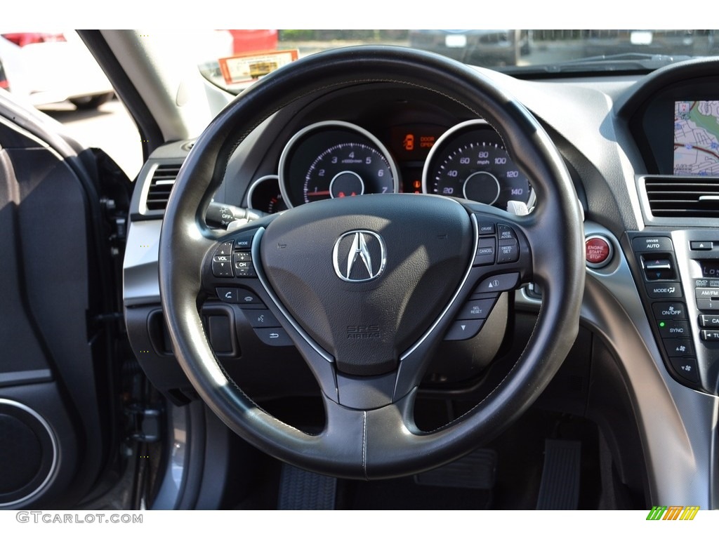 2011 TL 3.7 SH-AWD Technology - Polished Metal Metallic / Ebony Black photo #18