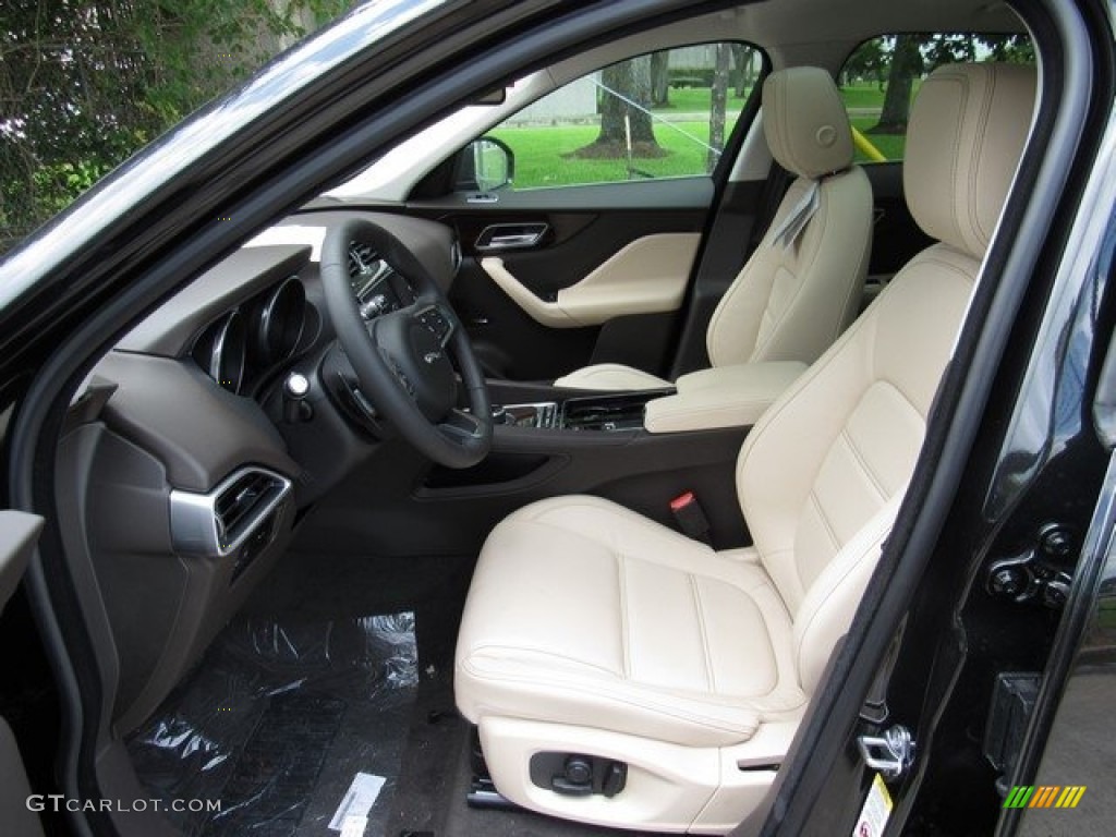 Latte Interior 2018 Jaguar F-PACE 35t AWD Prestige Photo #121004889