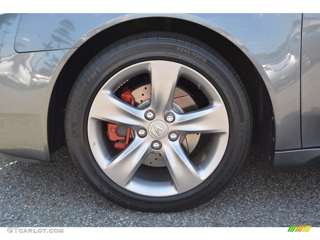 2011 TL 3.7 SH-AWD Technology - Polished Metal Metallic / Ebony Black photo #33