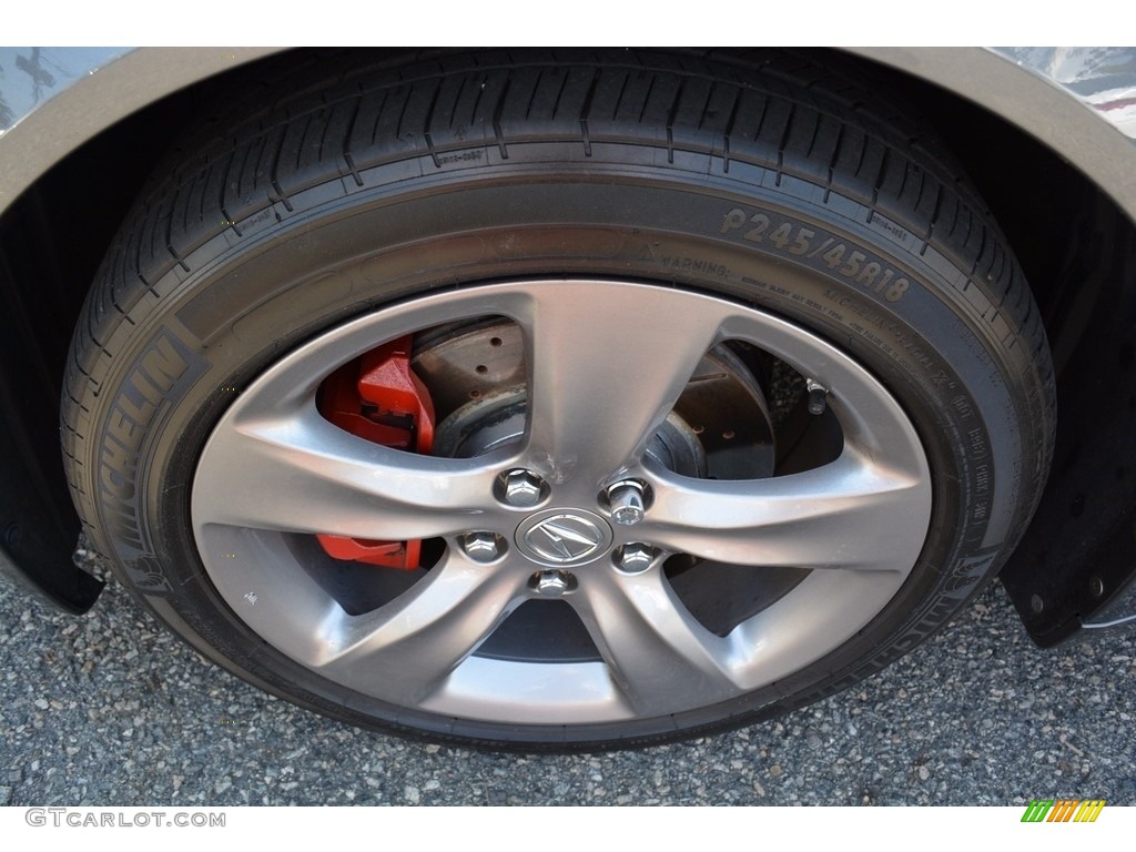2011 TL 3.7 SH-AWD Technology - Polished Metal Metallic / Ebony Black photo #34