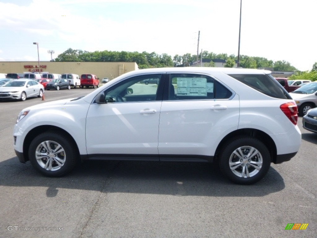 2017 Equinox LS - Summit White / Jet Black photo #2
