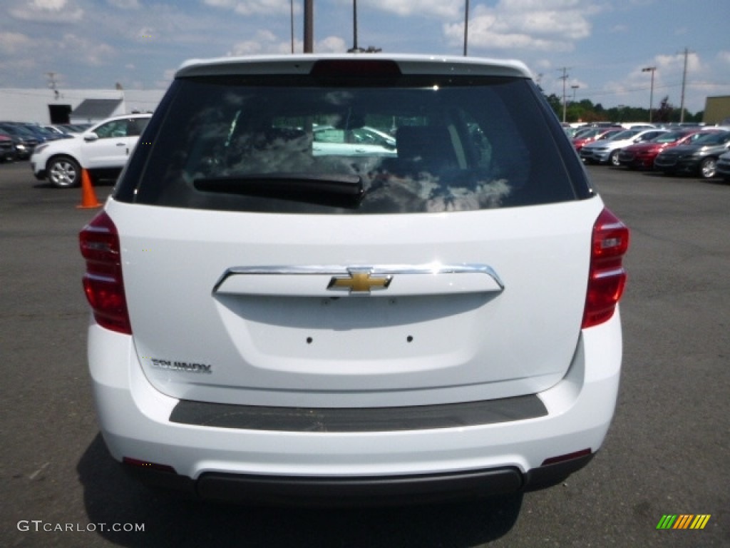2017 Equinox LS - Summit White / Jet Black photo #4