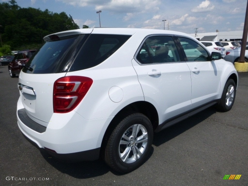 2017 Equinox LS - Summit White / Jet Black photo #5