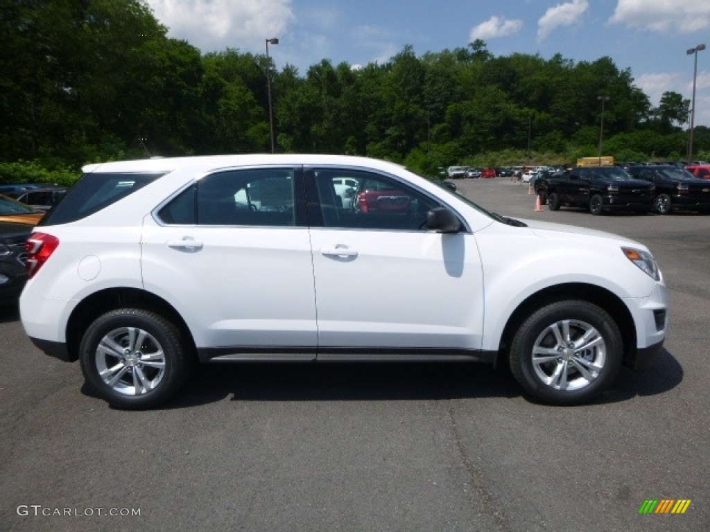 2017 Equinox LS - Summit White / Jet Black photo #6