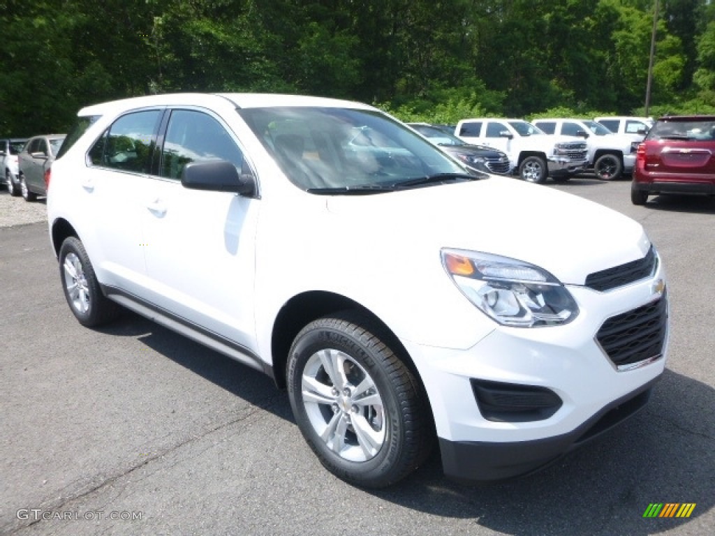 2017 Equinox LS - Summit White / Jet Black photo #7