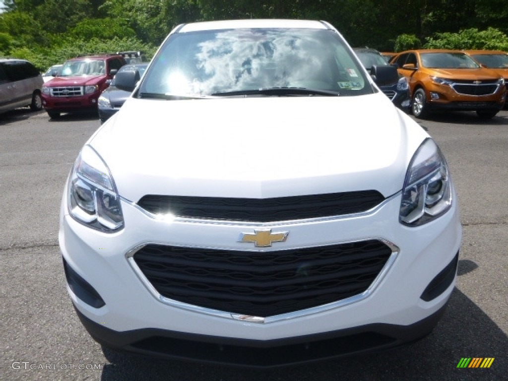 2017 Equinox LS - Summit White / Jet Black photo #8