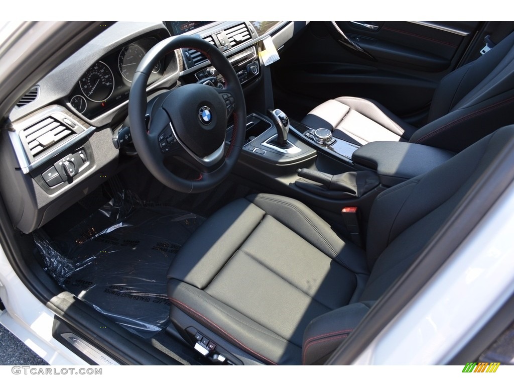2017 3 Series 330i xDrive Sedan - Alpine White / Black photo #10