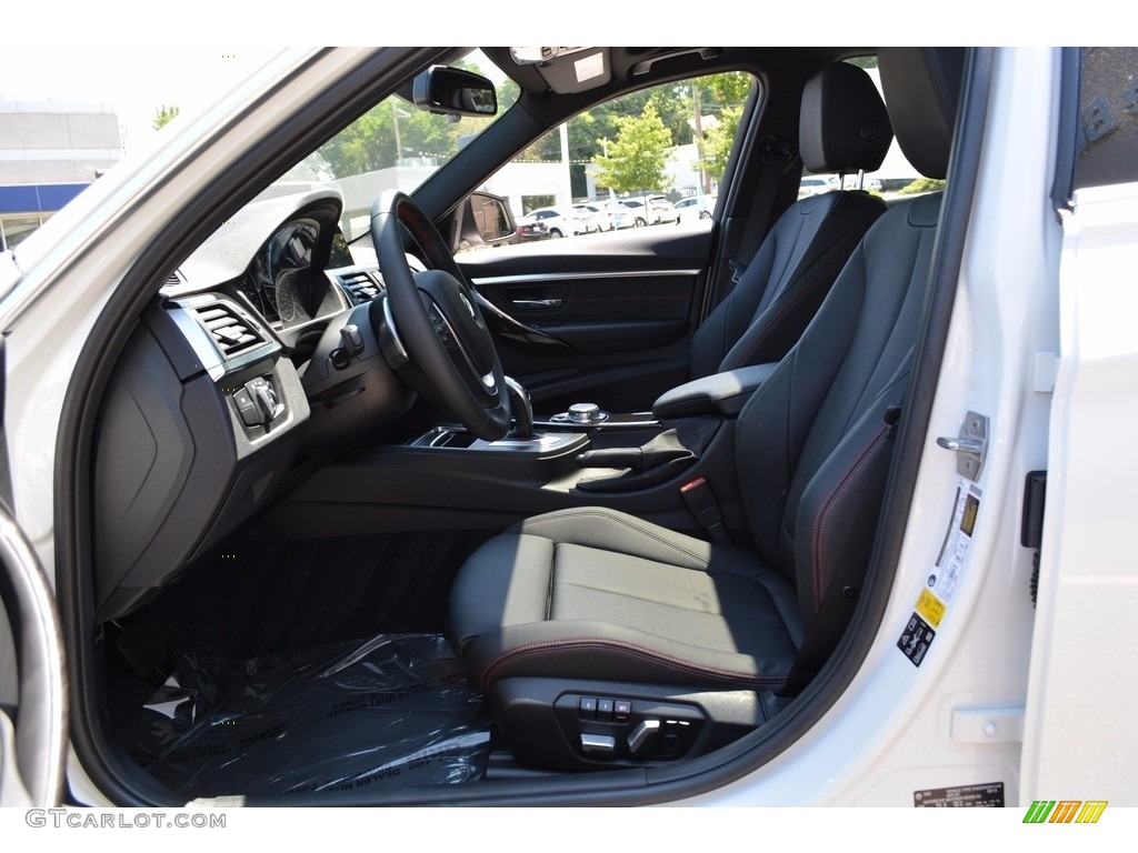 2017 3 Series 330i xDrive Sedan - Alpine White / Black photo #11