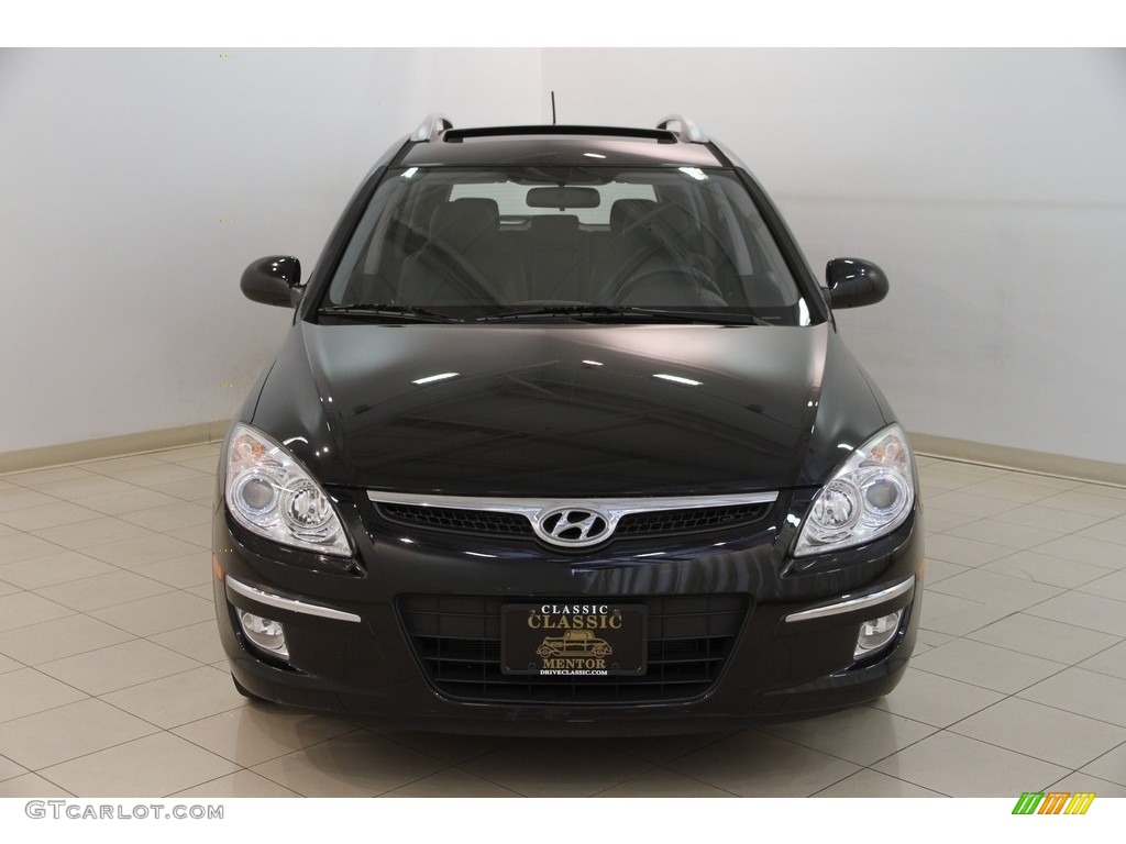 2012 Elantra SE Touring - Black Noir Pearl / Black photo #2