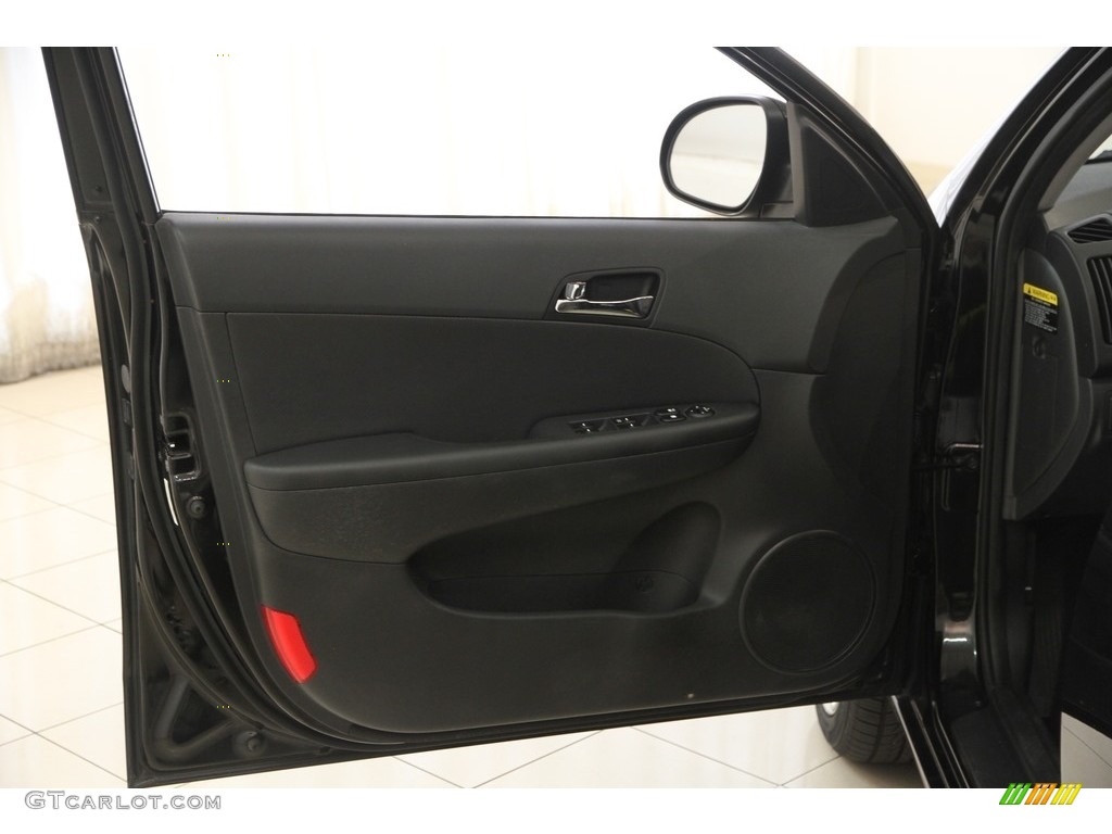 2012 Elantra SE Touring - Black Noir Pearl / Black photo #4