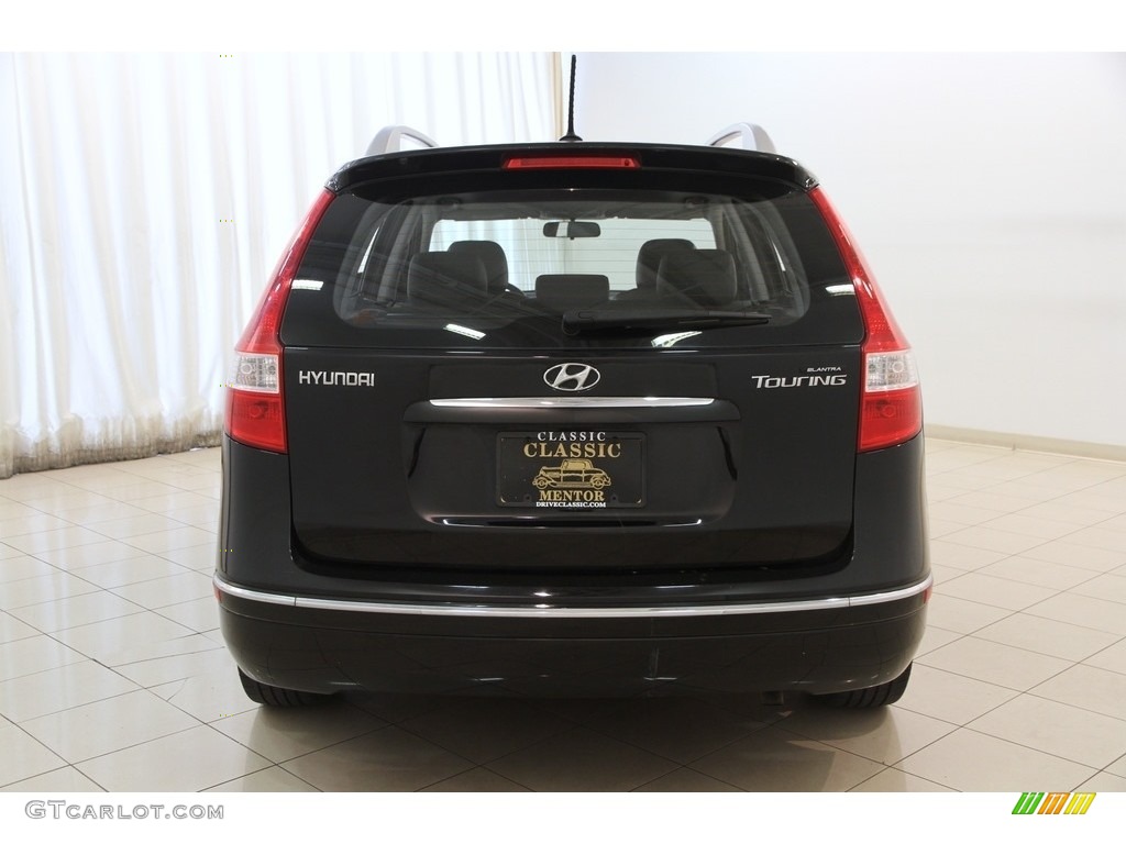 2012 Elantra SE Touring - Black Noir Pearl / Black photo #14