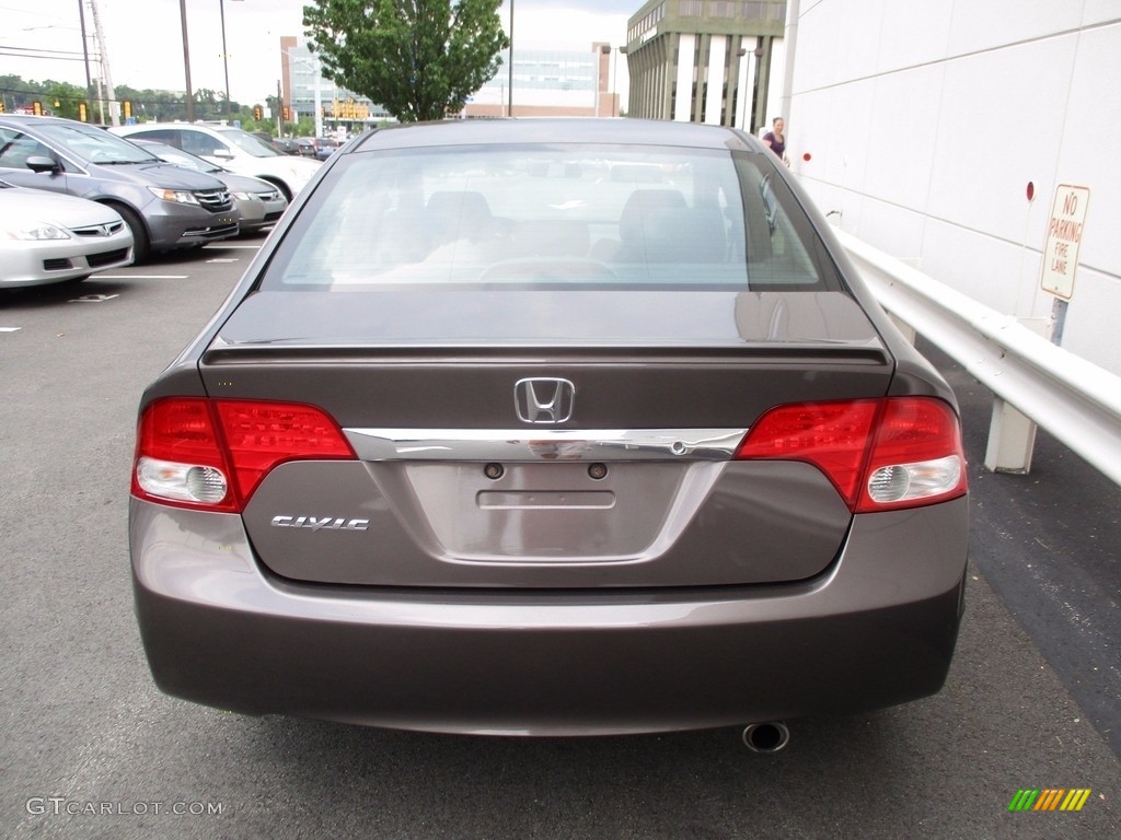 2011 Civic LX-S Sedan - Urban Titanium Metallic / Black photo #5