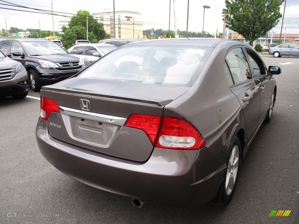 2011 Civic LX-S Sedan - Urban Titanium Metallic / Black photo #6