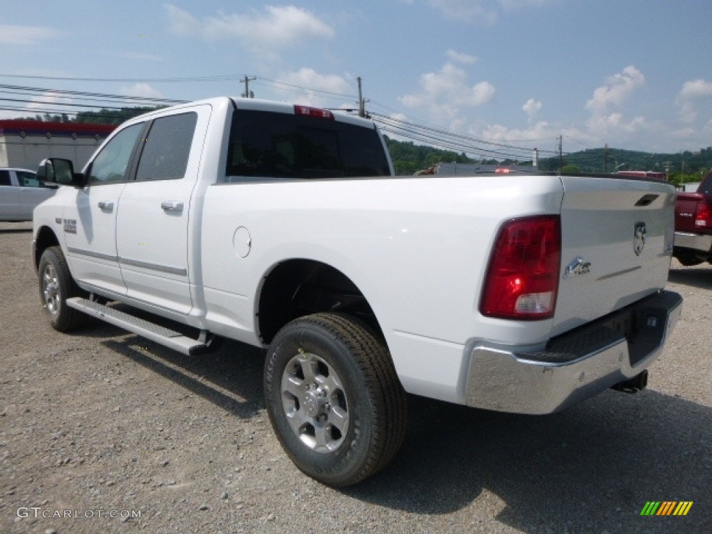 2017 2500 Big Horn Crew Cab 4x4 - Bright White / Black/Diesel Gray photo #3