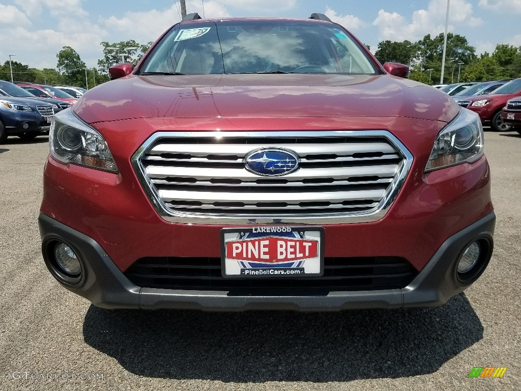 2017 Outback 2.5i Premium - Venetian Red Pearl / Slate Black photo #2