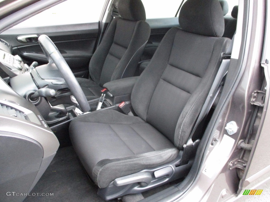 2011 Civic LX-S Sedan - Urban Titanium Metallic / Black photo #11