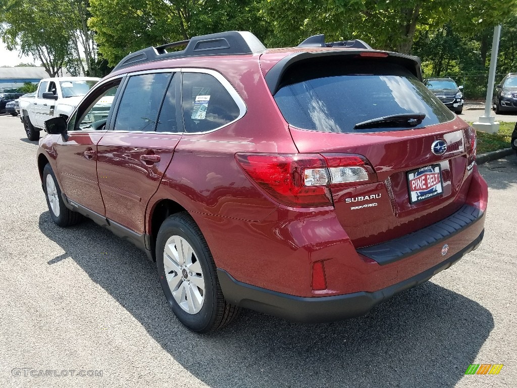 2017 Outback 2.5i Premium - Venetian Red Pearl / Slate Black photo #4
