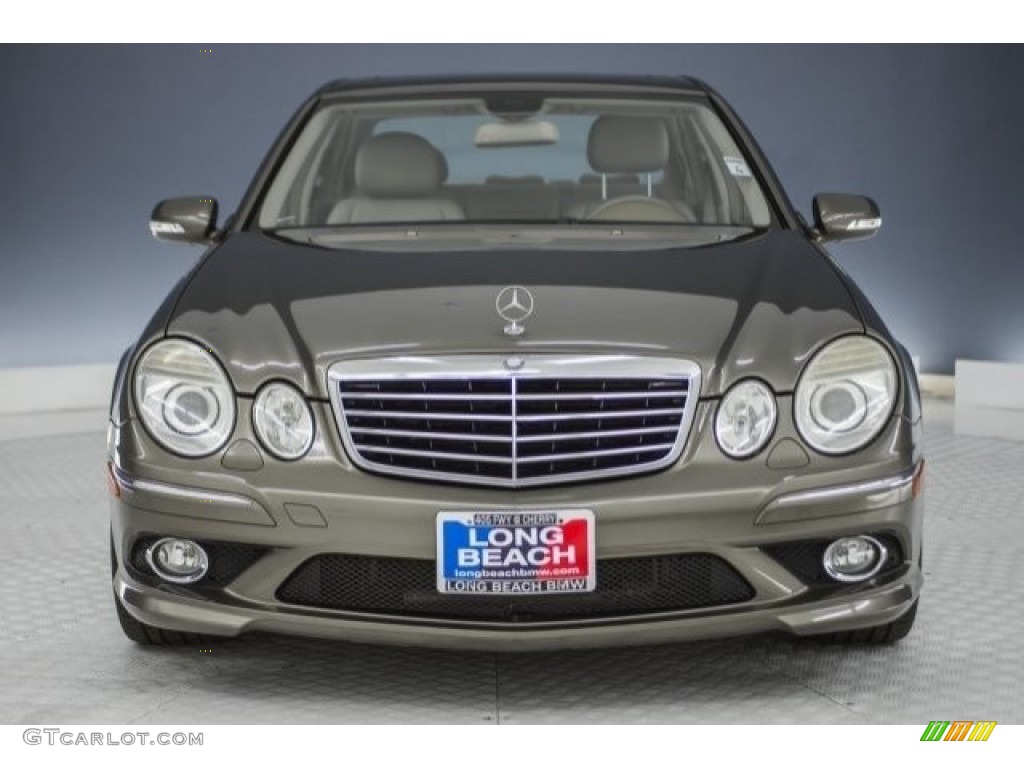 2009 E 350 Sedan - Indium Grey Metallic / Cashmere photo #2