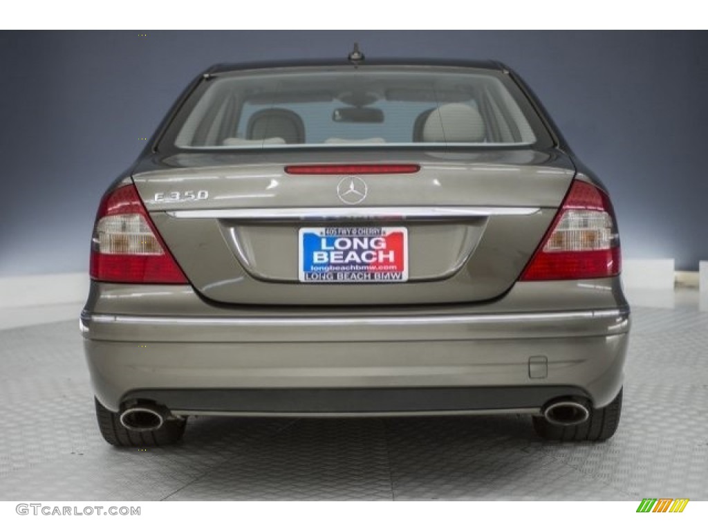2009 E 350 Sedan - Indium Grey Metallic / Cashmere photo #3