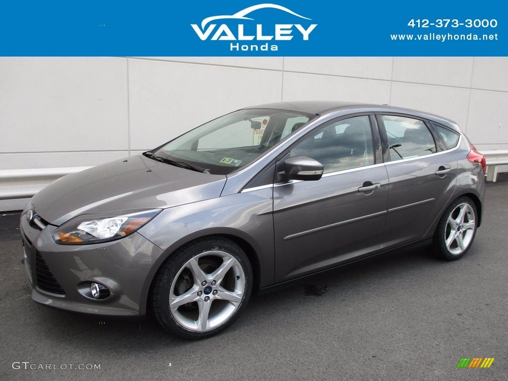 2014 Focus Titanium Hatchback - Sterling Gray / Charcoal Black photo #1