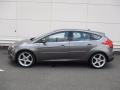 2014 Sterling Gray Ford Focus Titanium Hatchback  photo #2