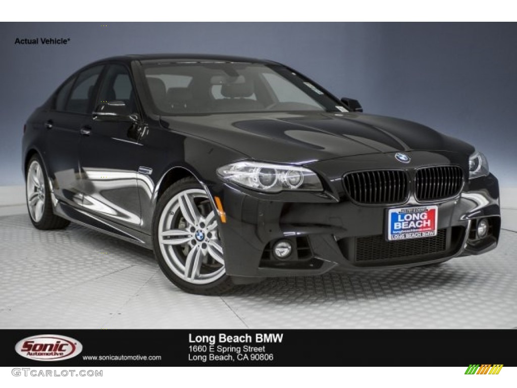 2016 5 Series 535d Sedan - Jet Black / Black photo #1