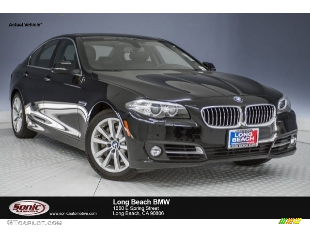 2016 5 Series 535d Sedan - Jet Black / Black photo #1