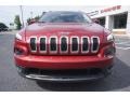 2017 Deep Cherry Red Crystal Pearl Jeep Cherokee Latitude  photo #2