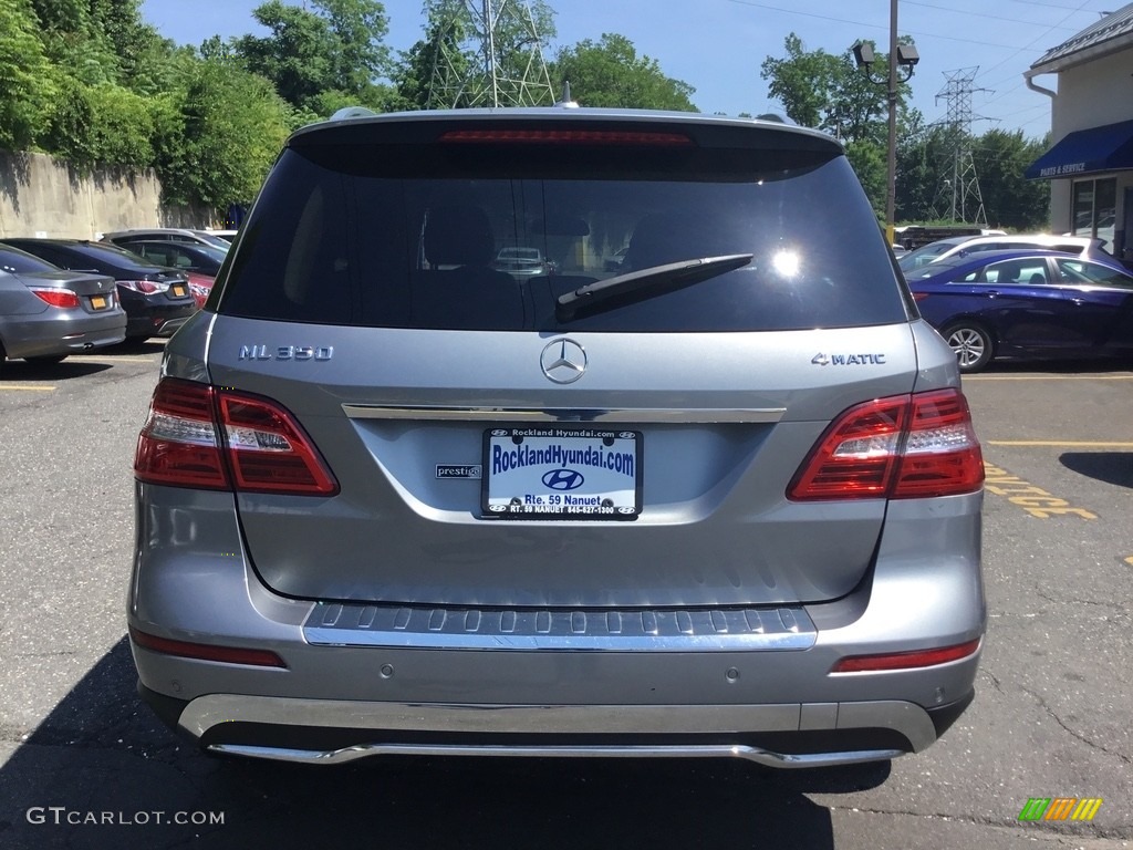 2012 ML 350 4Matic - Palladium Silver Metallic / Almond Beige photo #5