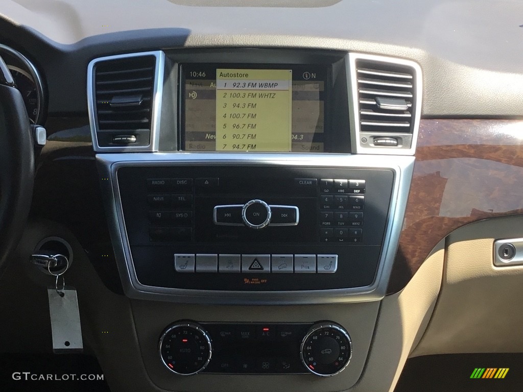 2012 ML 350 4Matic - Palladium Silver Metallic / Almond Beige photo #13