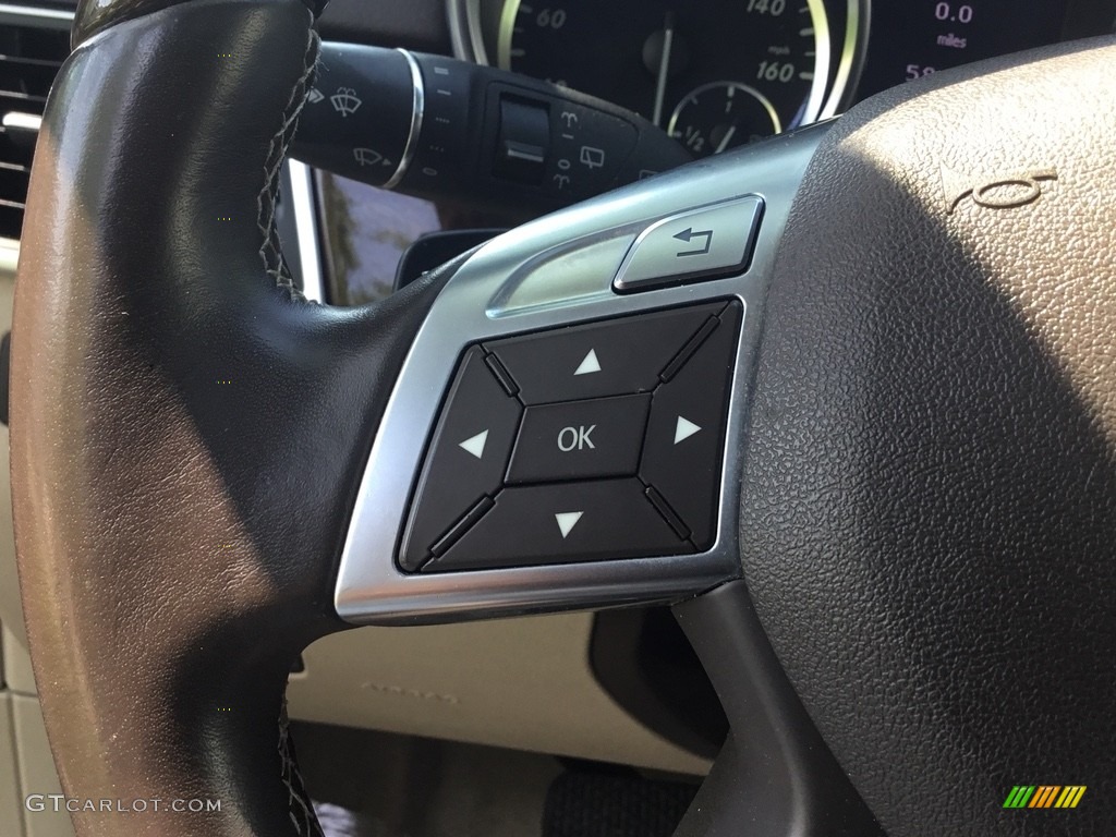 2012 ML 350 4Matic - Palladium Silver Metallic / Almond Beige photo #16