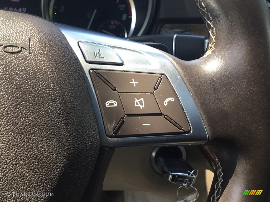 2012 ML 350 4Matic - Palladium Silver Metallic / Almond Beige photo #17