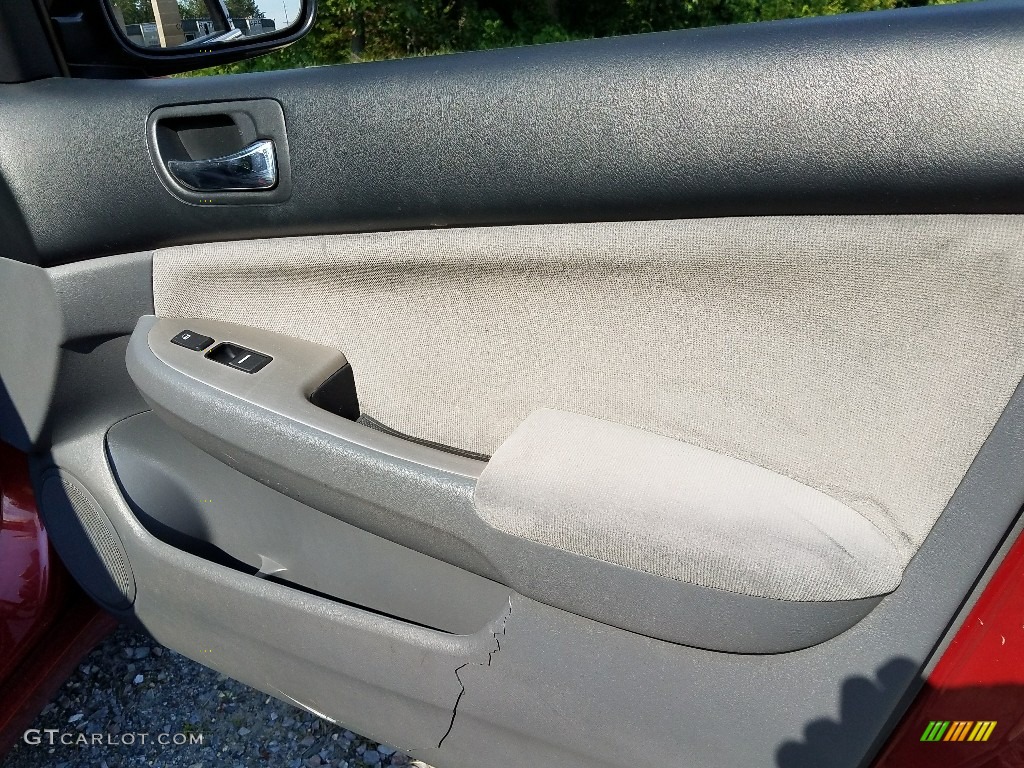 2007 Accord EX Sedan - Moroccan Red Pearl / Gray photo #11