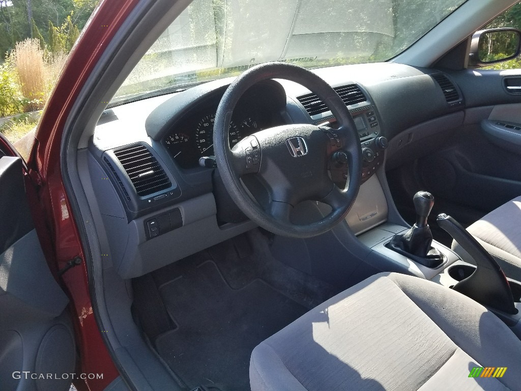 2007 Accord EX Sedan - Moroccan Red Pearl / Gray photo #16