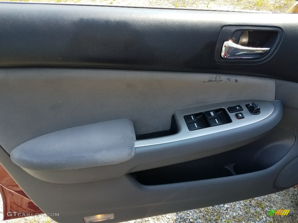2007 Accord EX Sedan - Moroccan Red Pearl / Gray photo #17