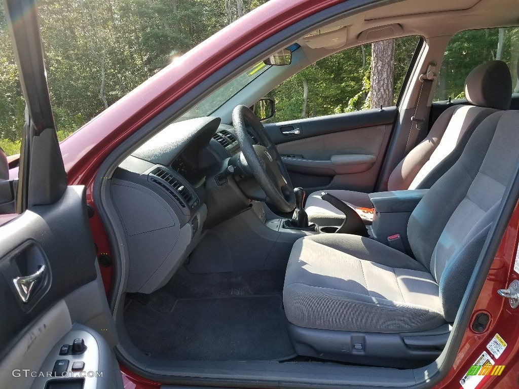 2007 Accord EX Sedan - Moroccan Red Pearl / Gray photo #18