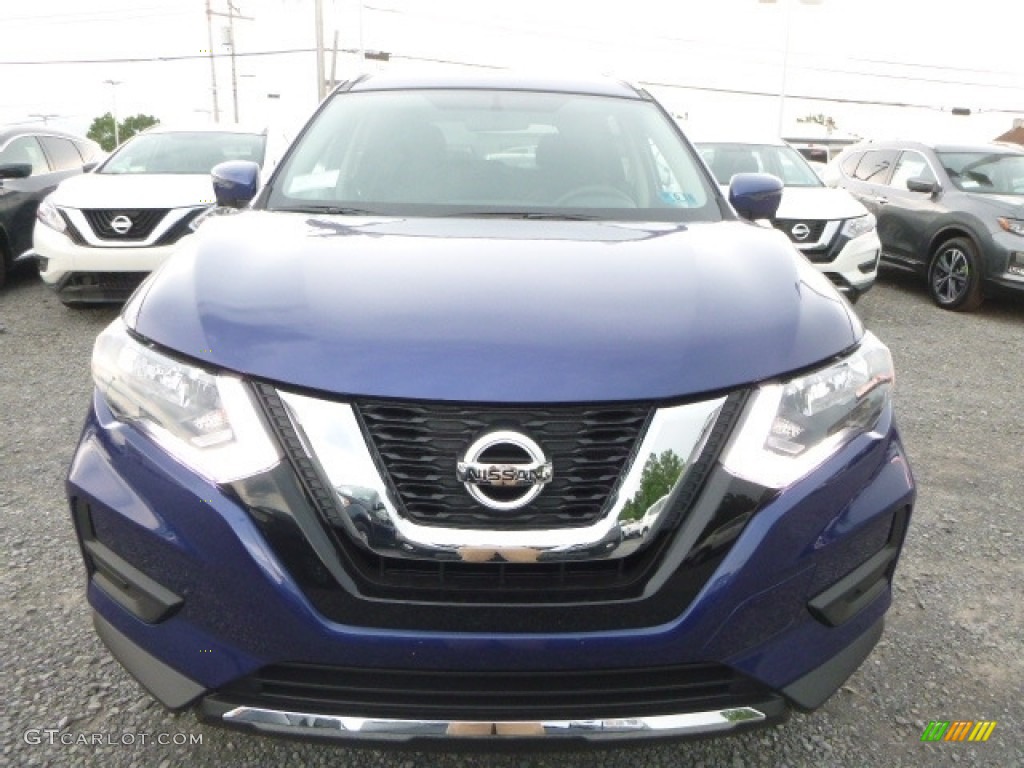 2017 Caspian Blue Nissan Rogue SV AWD 121010776 Photo 9 GTCarLot