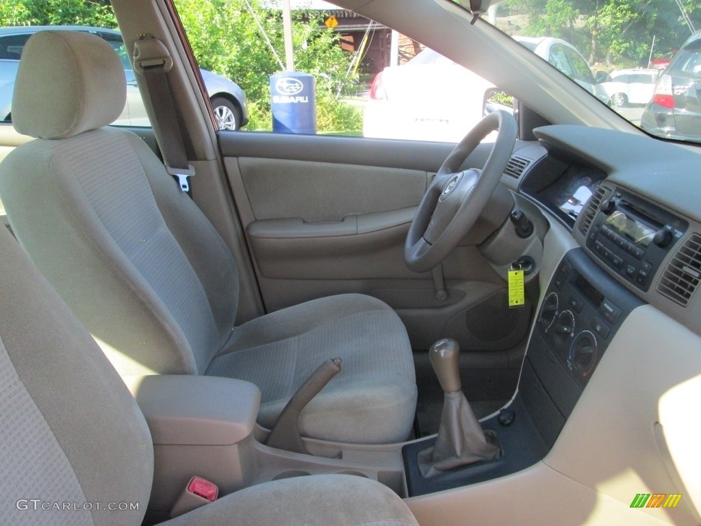 2005 Corolla LE - Impulse Red / Pebble Beige photo #15