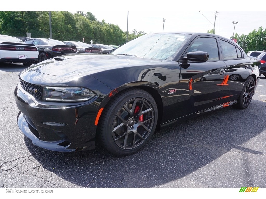 2017 Charger R/T Scat Pack - Pitch-Black / Black photo #3