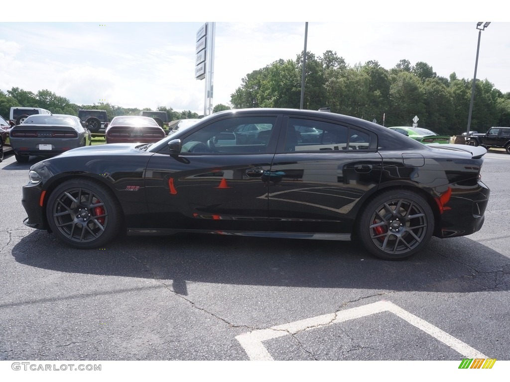 2017 Charger R/T Scat Pack - Pitch-Black / Black photo #4