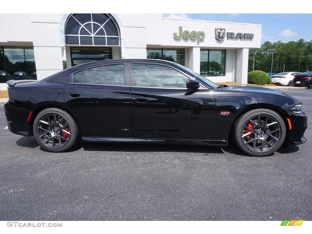 2017 Charger R/T Scat Pack - Pitch-Black / Black photo #8