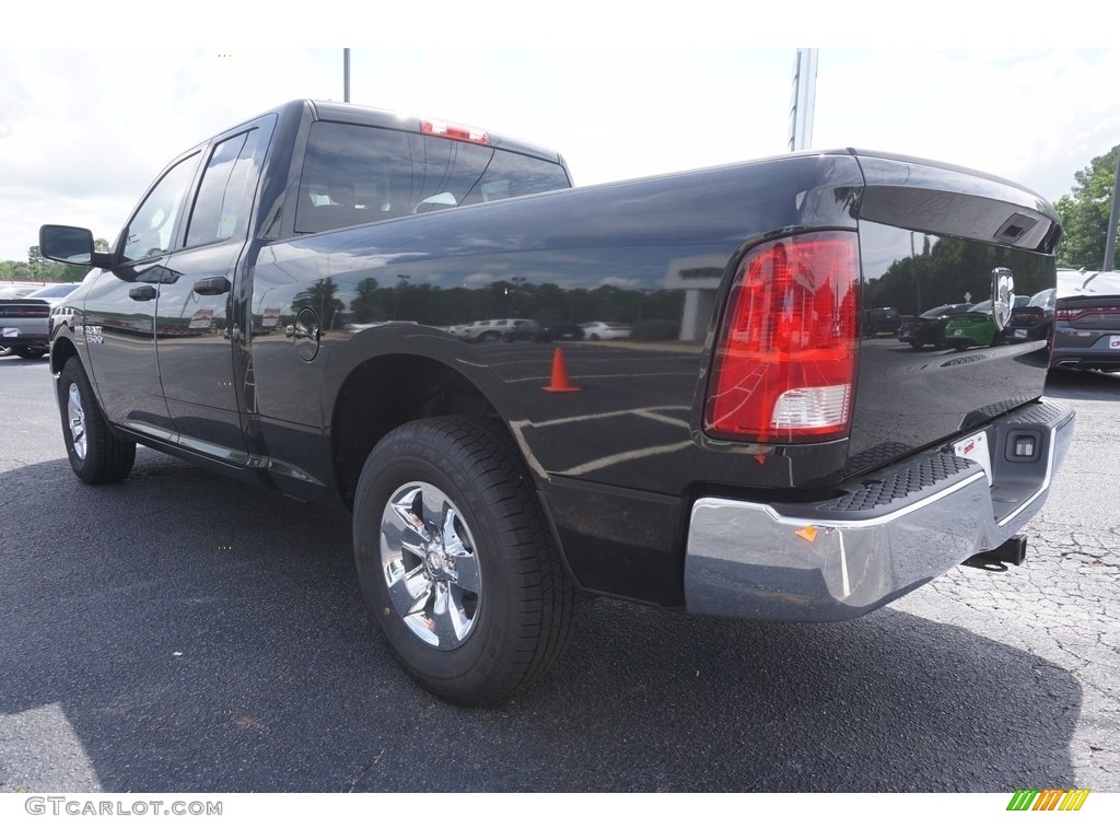 2017 1500 Tradesman Quad Cab - Brilliant Black Crystal Pearl / Black/Diesel Gray photo #5
