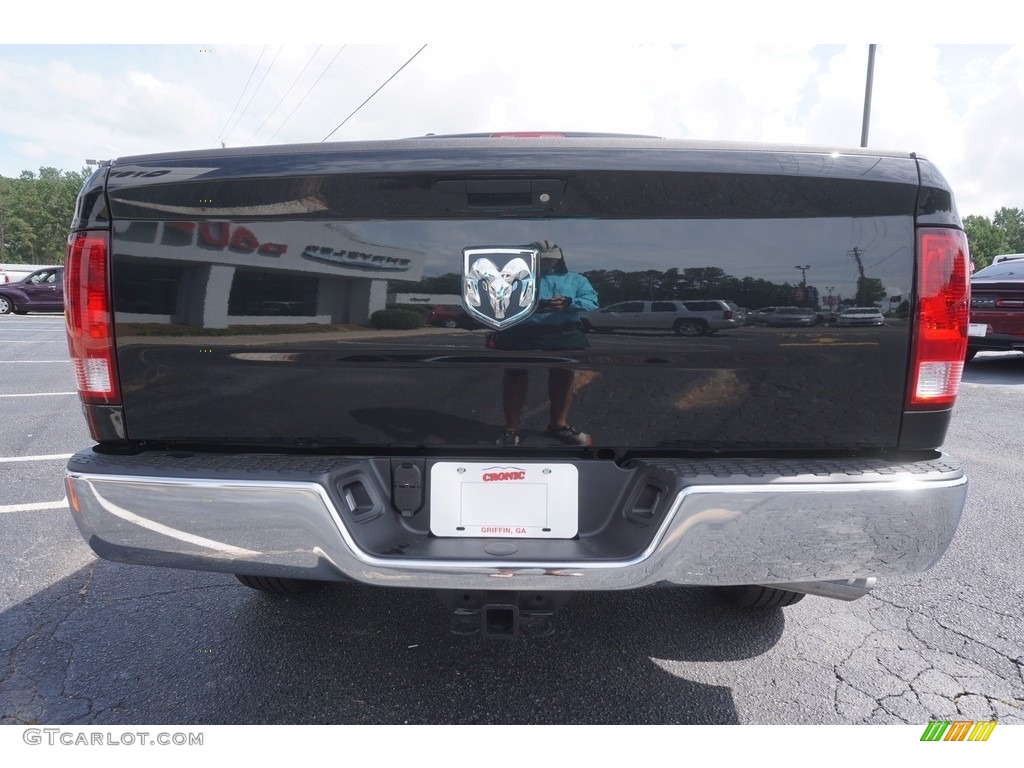 2017 1500 Tradesman Quad Cab - Brilliant Black Crystal Pearl / Black/Diesel Gray photo #6