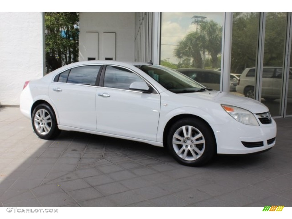 2009 Aura XR - Polar White / Morocco Brown photo #2