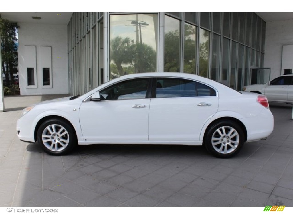 2009 Aura XR - Polar White / Morocco Brown photo #4