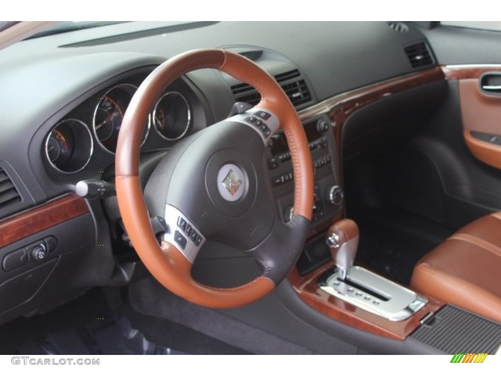 2009 Aura XR - Polar White / Morocco Brown photo #14